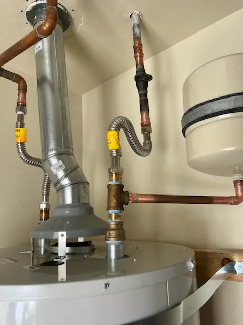 Water heater installation and plumbing repair in Goddard Corners
