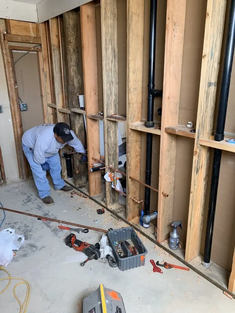 Commercial rough-in plumbing for Trenchless Sewer Repair in Goddard Corners